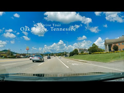 Oak Ridge, Tennessee - Drive Tour USA (4K/60fps)