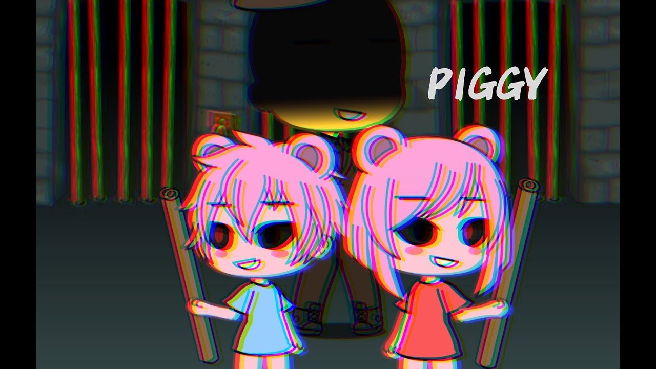 Piggy S Backstory Gacha Life Based On Roblox Game Piggy - personagens de piggy alpha roblox