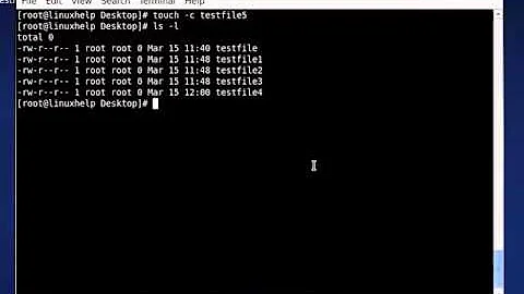 How to use touch command in Linux