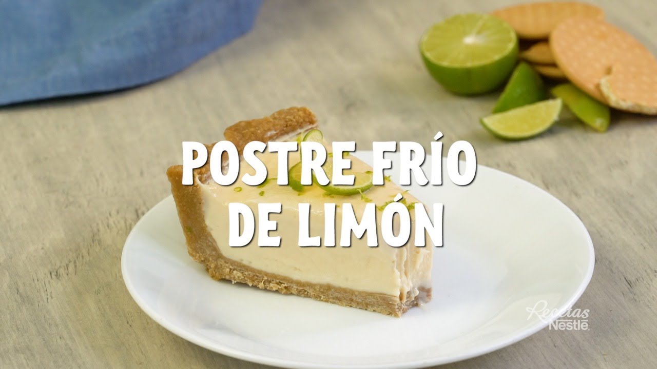 POSTRE FRIO DE LIMON - YouTube
