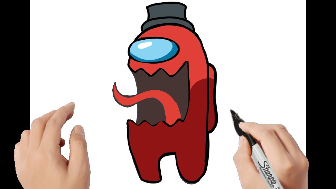 How to Draw Impostor from Among Us Hide N Seek - YouTube