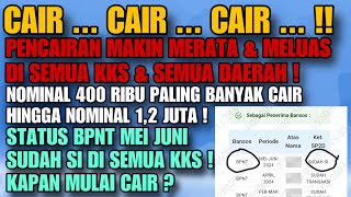 HORE !! STATUS BPNT MEI JUNI SUDAH SI DI SEMUA KKS ! PENCAIRAN PKH MAKIN MERATA ! KAPAN BPNT CAIR ?