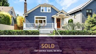 [SOLD] 1507 33rd Ave  Seattle, WA 98122 | Old World Charm Meets Modern Luxury