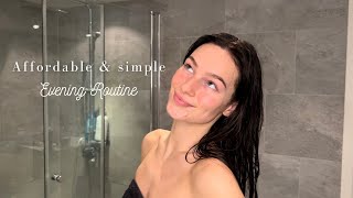 My simple & affordable evening routine