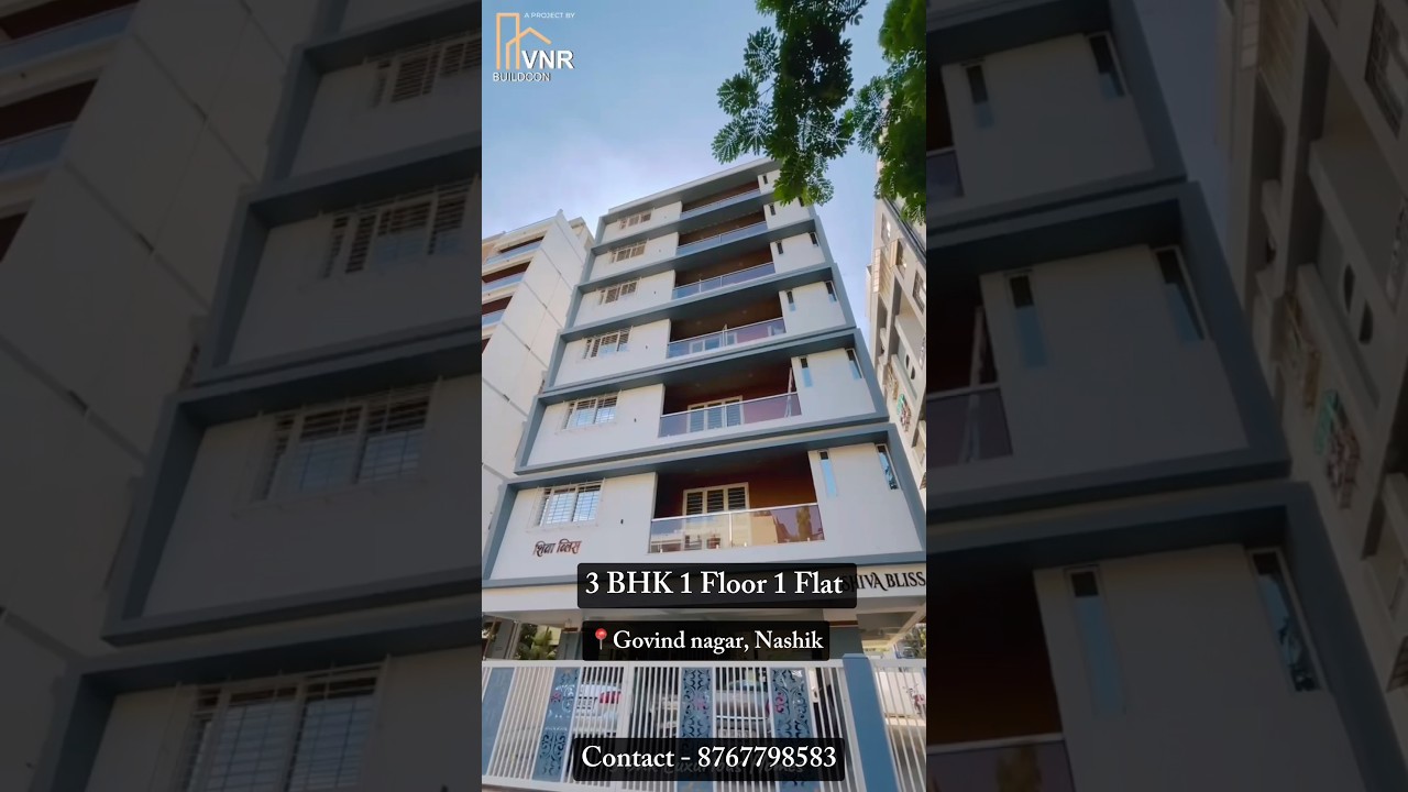 3 BHK Spacious 1 Floor 1 Flat at Govind nagar, Nashik