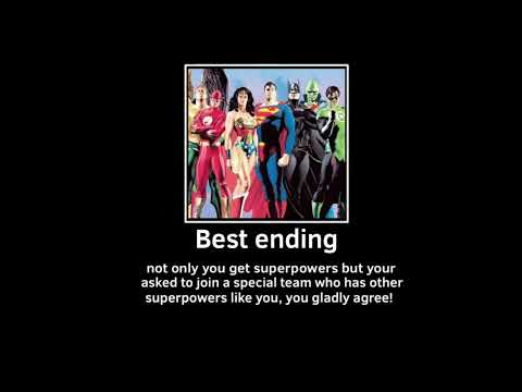 Getting Super Powers ALL endings.