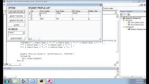 EASY on how to use ADODC in Visual Basic Part 9