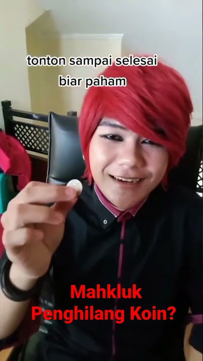 Pesulap merah penghilang koin tanpa trik #shorts