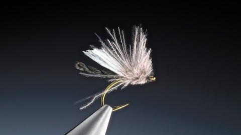 Tying a extended body midge dry fly with Barry Ord Clarke