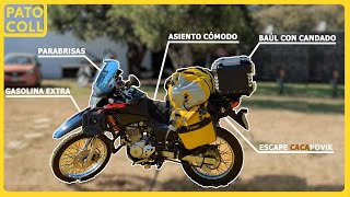 Así EQUIPÉ mi Honda XR150L para VIAJAR por el MUNDO / De MÉXICO a ARGENTINA en BAJA CILINDRADA