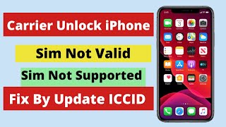 Carrier locked iPhone Unlock by Update ICCID!Network unlock any iPhone.