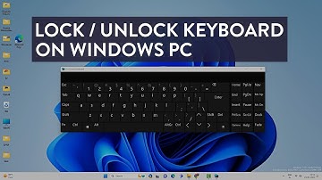 How to Lock & Unlock Keyboard on Windows 11 / 10 | Turn ON/OFF Keyboard