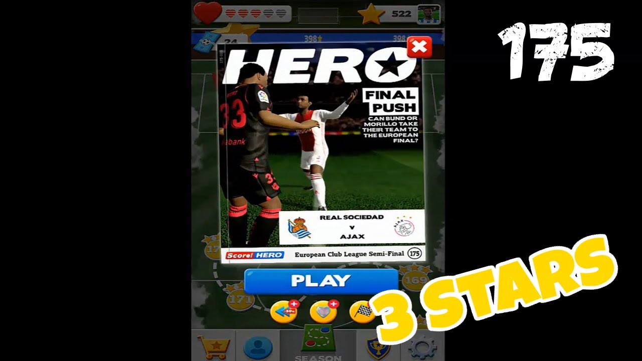 Score Hero 2 Level 175 Walkthrough 3 Stars