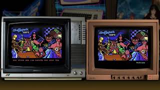C64 development Shufflepuck Cafe remake WIP 6
