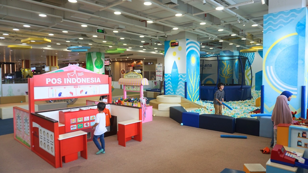 Main Seru di Playground Kidzooona! Ziya dan Iyaz Belajar Sambil Bermain