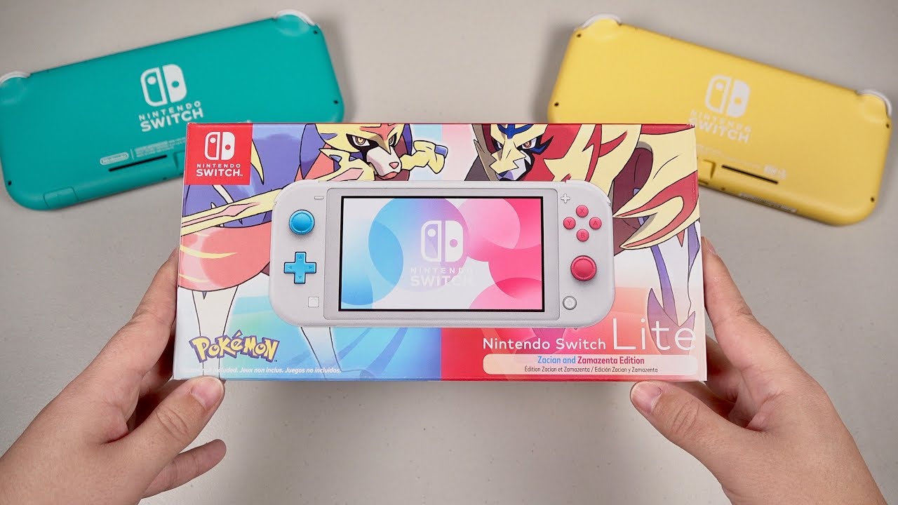 Nintendo Switch Lite Zacian and Zamazenta Pokemon Edition - Game Games -  Loja de Games Online