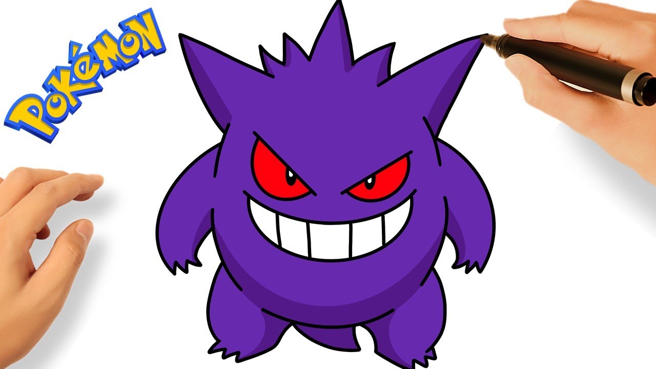 Como desenhar o gengar