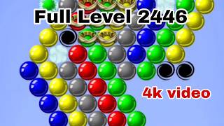 Bubble Shooter - Classic Pop Game Full Level 2446 | Bubble Shooter Relaxing Level (4kvideo)  screenshot 1