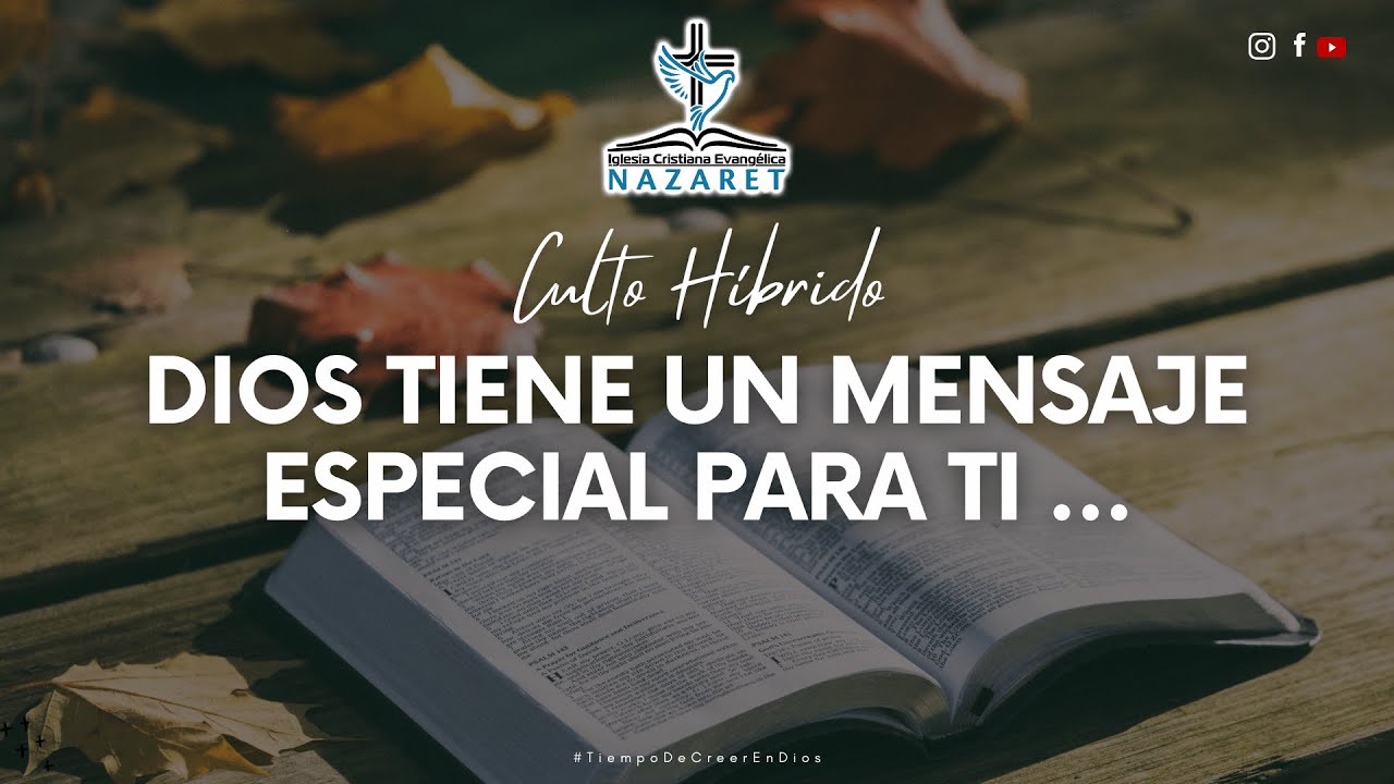 En vivo - Dios tiene un mensaje especial para ti - YouTube