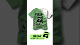 Easy T-Shirt Mockup Design in Affinity – Canva-Inspired Method