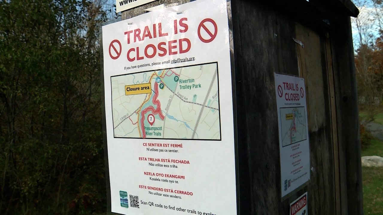 Part of Portland's Riverside Trail closed due to unsafe conditions