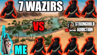 DEATHMATCH: 7 WAZIRS vs ME (90 speed) - The Guardians map - Stronghold Crusader HD
