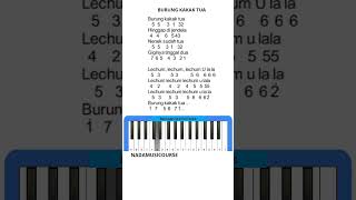 BURUNG KAKAK TUA #laguanak #pianika #pianikapemula