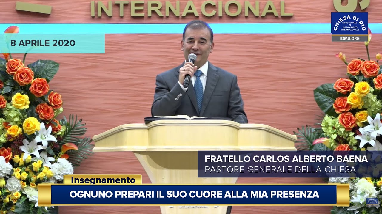 Lui Guarda Le Altre In Mia Presenza Ognuno prepari il suo cuore alla mia presenza - Fratello Carlos Alberto