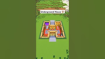 Minecraft Ultimate Underground House Tutorial 🏠 #minecraft