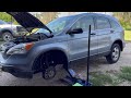 2007 Honda CRV front brake pads and rotors replacement