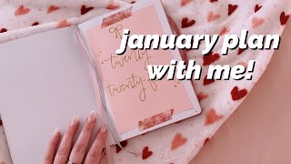 2024 january bullet journal set up! | plan with me ♡