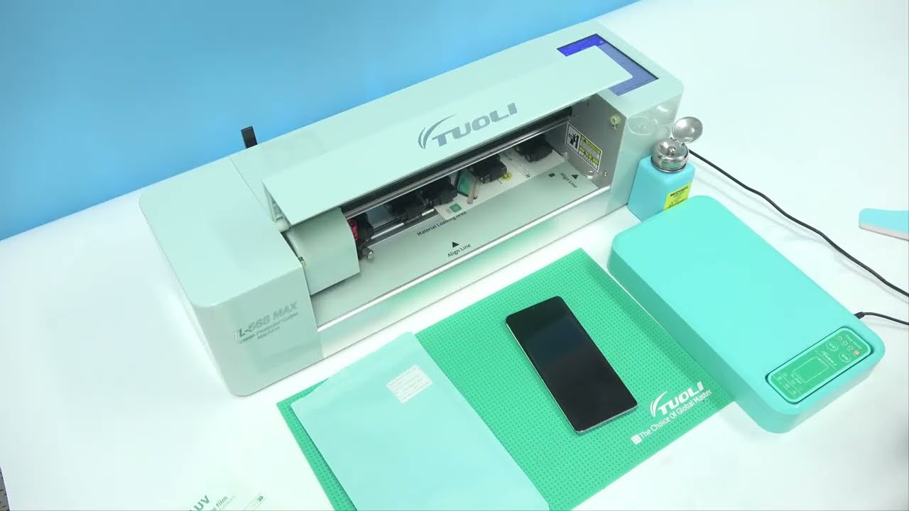 Anti brush X9H UV film TL568max 16inch film cutting machine cut TL-X9H UV vacuum machine curing