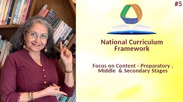 NCF 2023 Ep 5 - Preparatory ,Middle & Secondary Stages I Devika Nadig