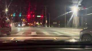 Driving on S Dixie Hwy in Kendall, Florida to sw 232 st in Redland Agricultural area neighborhood.