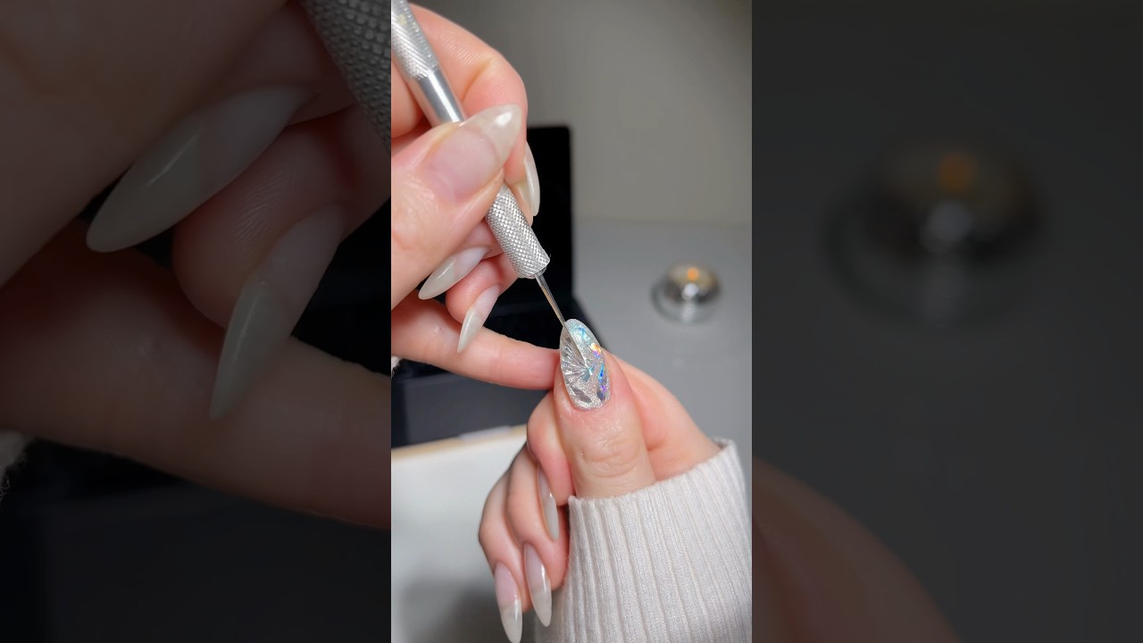 ASMR NEW YEARS NAILS 🪩 