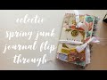 Eclectic Spring Junk Journal Flip Through // Journal Flip