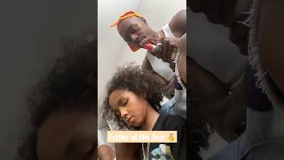 Daddy doing Babygirl hair 😍 #hairstyle #father #curls #daughter #trending
