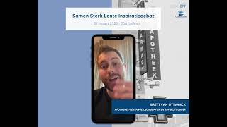 Samen Sterk Lente Inspiratiedebat - Brett Van Uytvanck