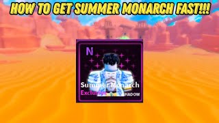 HOW TO GET M RANK SUMMER MONARCH IN ARISE CROSSOVER