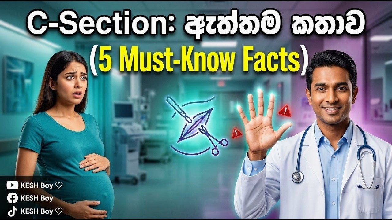සිසේරියන් සැත්කම: C-Section ගැන අනිවාර්යයෙන් දැනගත යුතු 5 Facts | KESH Boy 🤍