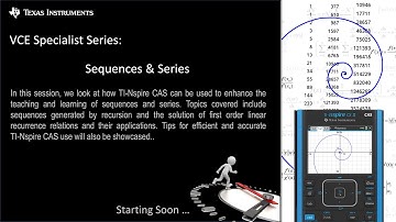 VCE Series | Specialist Mathematics: Sequences and Series