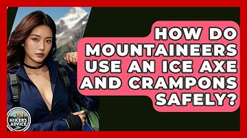 How Do Mountaineers Use An Ice Axe And Crampons Safely? - The Hiker