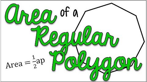 How to find the Area of a Pentagon, Octagon, Decagon | Area of Regular Polygons