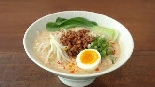 Recette de ramen de Tantanmen :: Recette de ramen asiatique vraiment facile