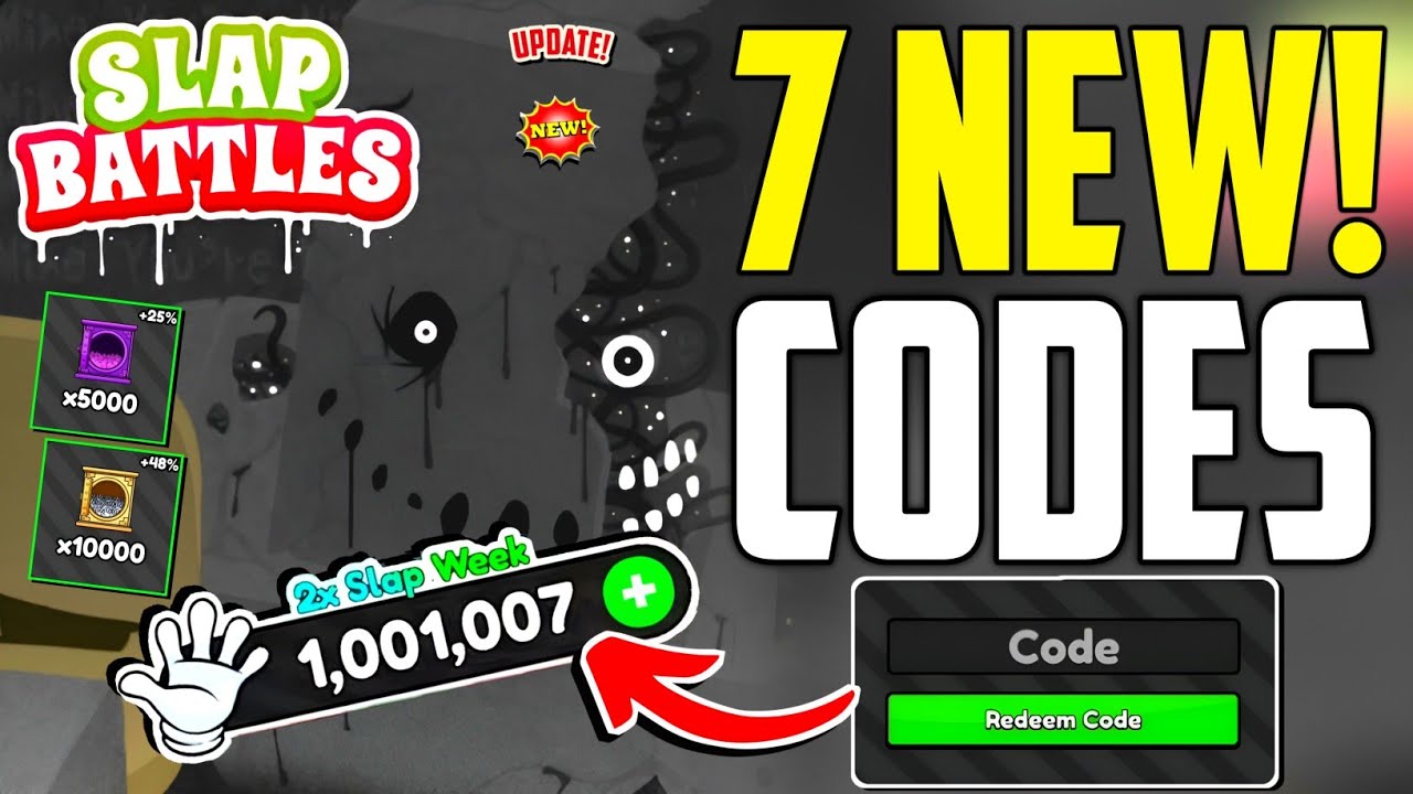 ⚠️Update!💥[CODE]⚠️ SLAP BATTLES ROBLOX CODES NOVEMBER 2025 - SLAP ...