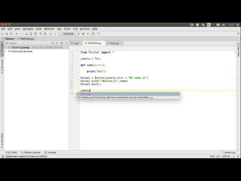 Python Módulo Tkinter Aula 05 #Evento Botões
