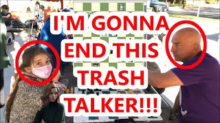 9 Year Old Girl Hustles Trash Talker With BRUTAL Mate In 7! Dazzling Dada  vs Boston Mike 