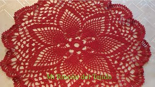 Centro de Mesa Flor de 7 Petalos a Crochet (Ganchillo) tutorial paso a paso. Parte 1 de 3.