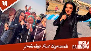 Hosila Rahimova Jondordagi hosil bayramida