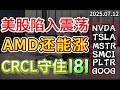 【CRCL】留意CRCL关键支撑位181，股价已回到建仓区间！AMD趋势依旧强势，适合持股等待上行！美股短线震荡，下周是否将迎来调整？CRCL COIN AMD NVDA TSLA SMCI PLTR